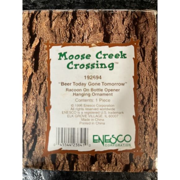 Enesco Moose Creek Crossing “Beer Today Gone Tomorrow” 1996 Ornament #192694 - Picture 4 of 4